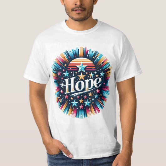 Sterne und Hoffnung T-Shirt (Vorderseite)