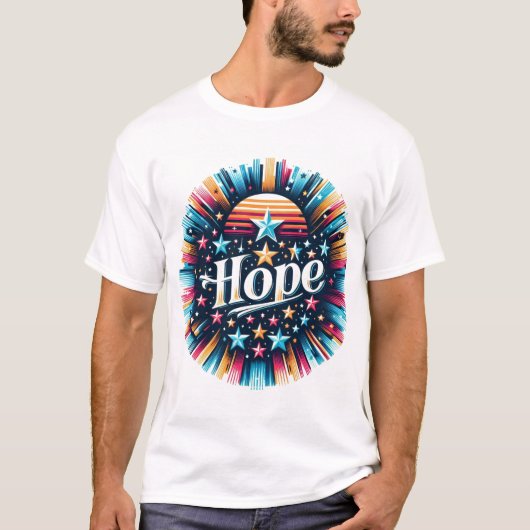 Sterne und Hoffnung T-Shirt (Vorderseite)
