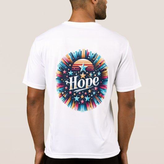 Sterne und Hoffnung T-Shirt (Rückseite)