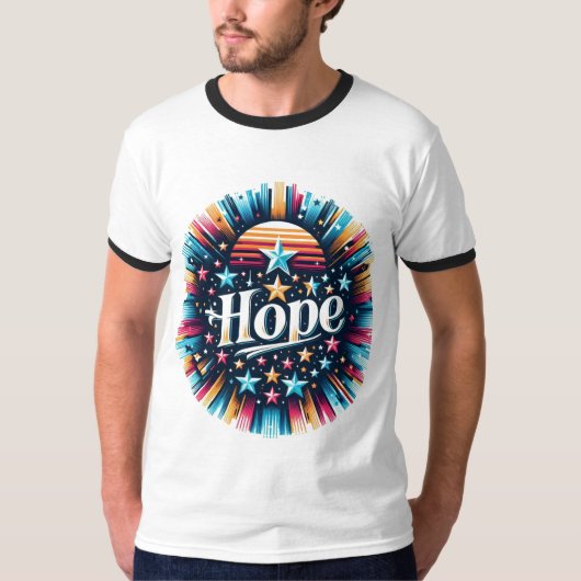 Sterne und Hoffnung T-Shirt (Vorderseite)