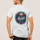 Sterne und Hoffnung Tri-Blend Shirt (Rückseite)