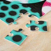 Sterne und Kreise, bunte Pop. Puzzle (Seite)