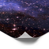 Sterne und Milchstraße Poster (Ecke)