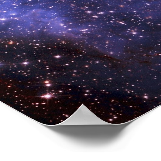 Sterne und Milchstraße Poster (Ecke)