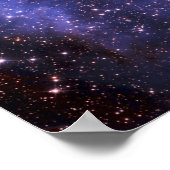 Sterne und Milchstraße Poster (Ecke)