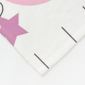 Sterne und Mond Fleecedecke (Ecke)