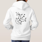 Sterne und Mond Hoodie (Rückseite)