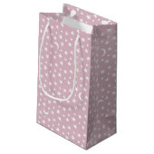 Sterne und Mond Kleine Geschenktüte (Rückseite Schrägansicht)
