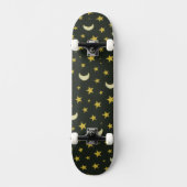 Sterne und Monde Skateboard (Vorderseite)