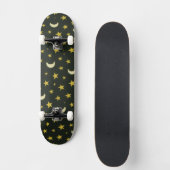 Sterne und Monde Skateboard (Vorderseite)