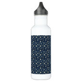 Sterne- und Mondmuster Edelstahlflasche (Links)