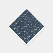 Sterne- und Mondmuster Serviette (Ecke)