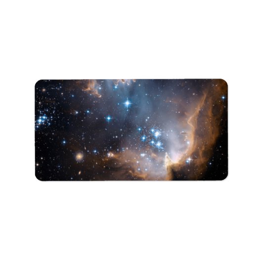 Sterne und Nebulae Adressaufkleber (Vorne)
