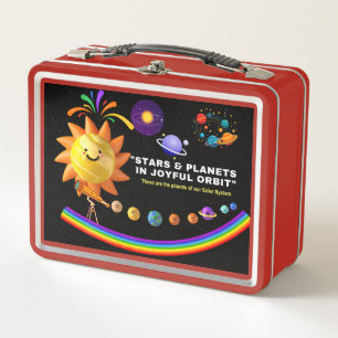 "Sterne und Planeten in der Joyful Orbit Lunch Box