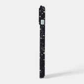 Sterne und Planeten Muster iPhone 15 Hülle (Linke Seite)