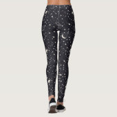 Sterne und Planeten Muster Leggings (Rückseite)