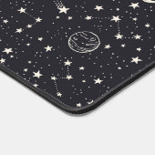 Sterne und Planeten Muster Schreibtischunterlage (Ecke)