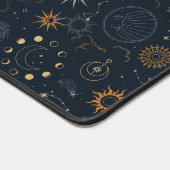 Sterne und Planeten Muster Schreibtischunterlage (Ecke)