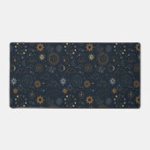 Sterne und Planeten Muster Schreibtischunterlage (Vorderseite)