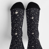 Sterne und Planeten Muster Socken (Oben)