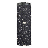Sterne und Planeten Muster Thermosbecher (Rückseite)