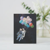 Sterne und Raumsonden Feiertagspostkarte (Stehend Vorderseite)