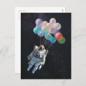 Sterne und Raumsonden Feiertagspostkarte (Vorne/Hinten)