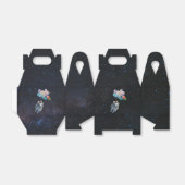 Sterne und Raumsonden Geschenkschachtel (Ungefaltet)