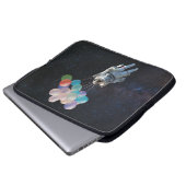 Sterne und Raumsonden Laptopschutzhülle (Vorne Knopf)