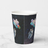 Sterne und Raumsonden Pappbecher (Rechts)