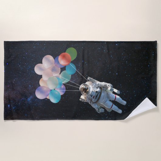 Sterne und Raumsonden Strandtuch (Vorderseite)