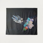 Sterne und Raumsonden Wandteppich (Vorderseite (Horizontal))