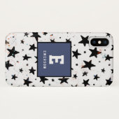 Sterne und Raumspass Astronomie Muster Case-Mate iPhone Hülle (Rückseite (Horizontal))