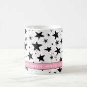 Sterne und Raumspass Astronomie Muster Kaffeetasse (Mittel)