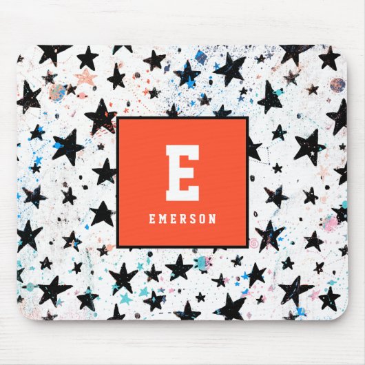 Sterne und Raumspass Astronomie Muster Mousepad (Vorne)