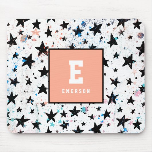 Sterne und Raumspass Astronomie Muster Mousepad (Vorne)