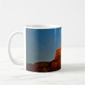 Sterne und Roter Rock Kaffeetasse (Links)