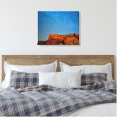 Sterne und Roter Rock Leinwanddruck (Insitu (Schlafzimmer))