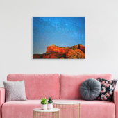 Sterne und Roter Rock Leinwanddruck (Insitu (Wohnzimmer))