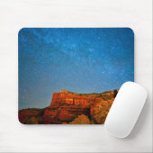 Sterne und roter Rock Mousepad (Mit Mouse)