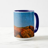 Sterne und Roter Rock Tasse (VorderseiteRechts)