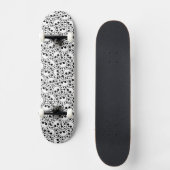 Sterne und Schädel Skateboard (Vorderseite)