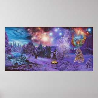 "Sterne und Schnee" Poster