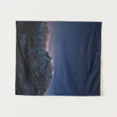 Sterne und schneebedeckte Berge Wandteppich (Vorderseite (Horizontal))