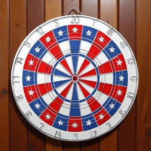 Sterne und Streifen Dartscheibe