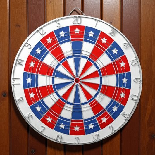 Sterne und Streifen Dartscheibe