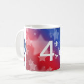 Sterne und Streifen Kaffeetasse (Vorderseite Links)