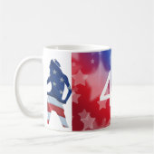 Sterne und Streifen Kaffeetasse (Links)