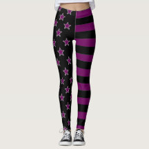 Sterne und Streifen Leggings