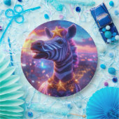 Sterne und Streifen mit ZEBRA ZANZIBAR Pappteller (Party)